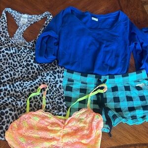 Lot of four PINK Victoria secret items